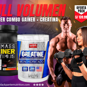 Gainer + Creatina Full Volumen