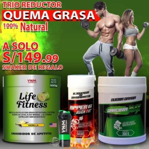 Life Fitness + Ripper 6 Burn Fat + Garcinia Max