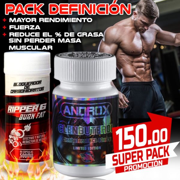 Ripper 6 Burn Fat + Androx Clembuterol